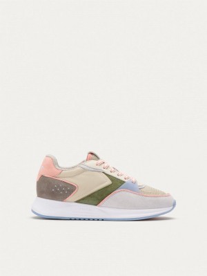 Sneakers Donna Hoff District Pilsen Rosa Verdi Khaki | DCN6044EH