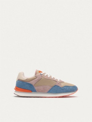 Sneakers Uomo Hoff City Ottawa Khaki Rosa Blu | JHU2081UG