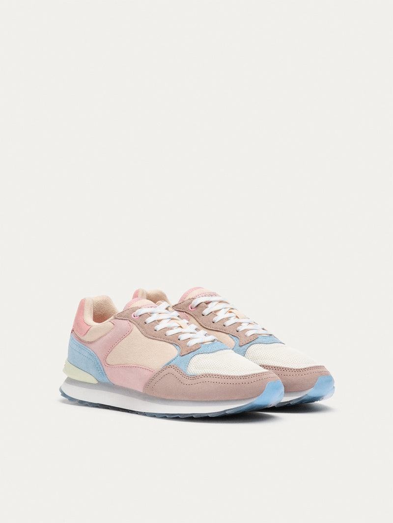 Sneakers Donna Hoff City Barcelona Rosa Blu Bianche | VAK6870DN