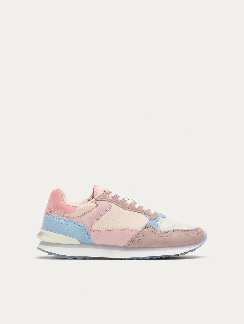 Sneakers Donna Hoff City Barcelona Rosa Blu Bianche | VAK6870DN