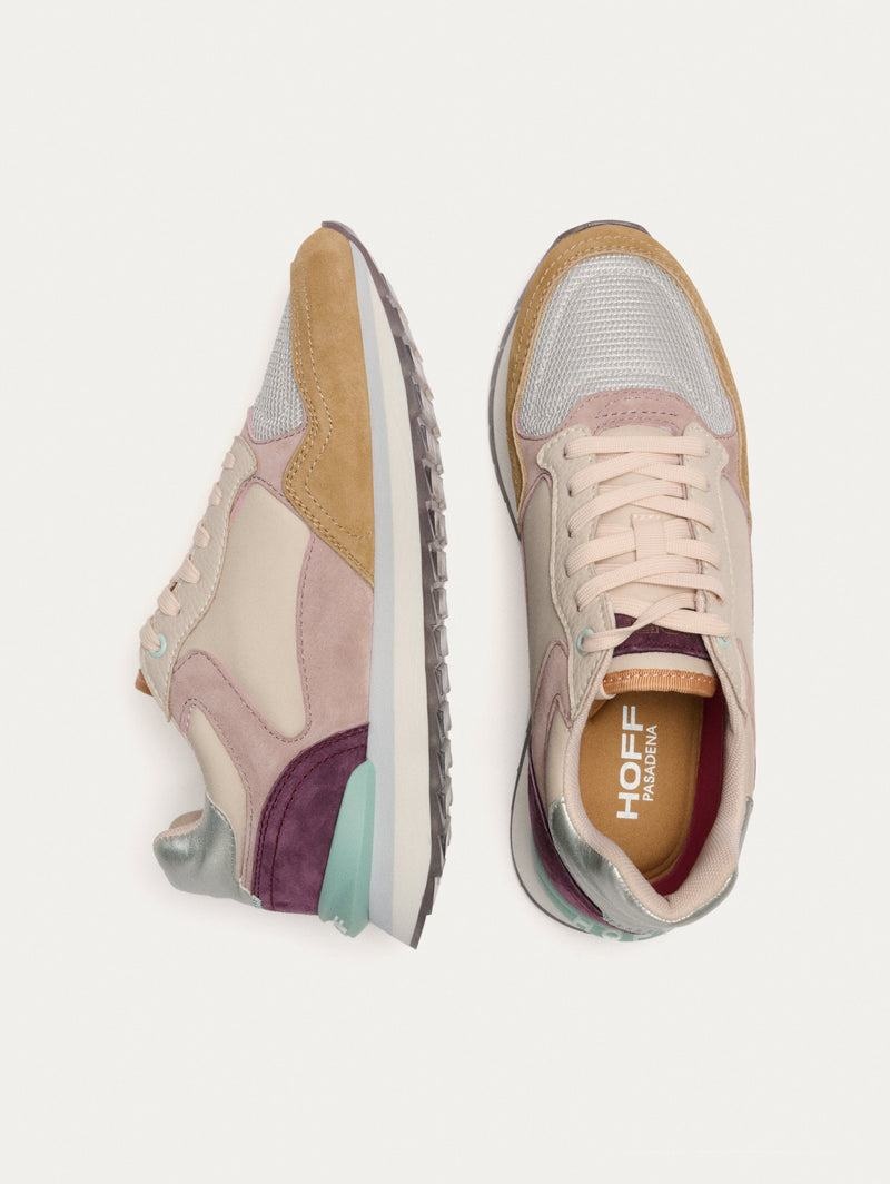 Sneakers Donna Hoff City Pasadena Bianche Rosa Marroni | WAT7368LX