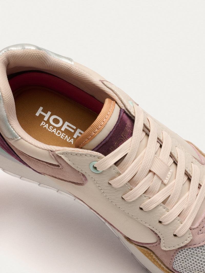 Sneakers Donna Hoff City Pasadena Bianche Rosa Marroni | WAT7368LX